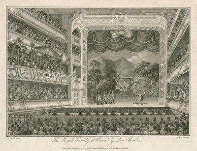 Die königliche Familie im Covent Garden Theatre, London von Edward Pugh